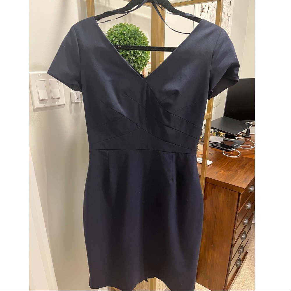 Banana Republic Navy work dress
